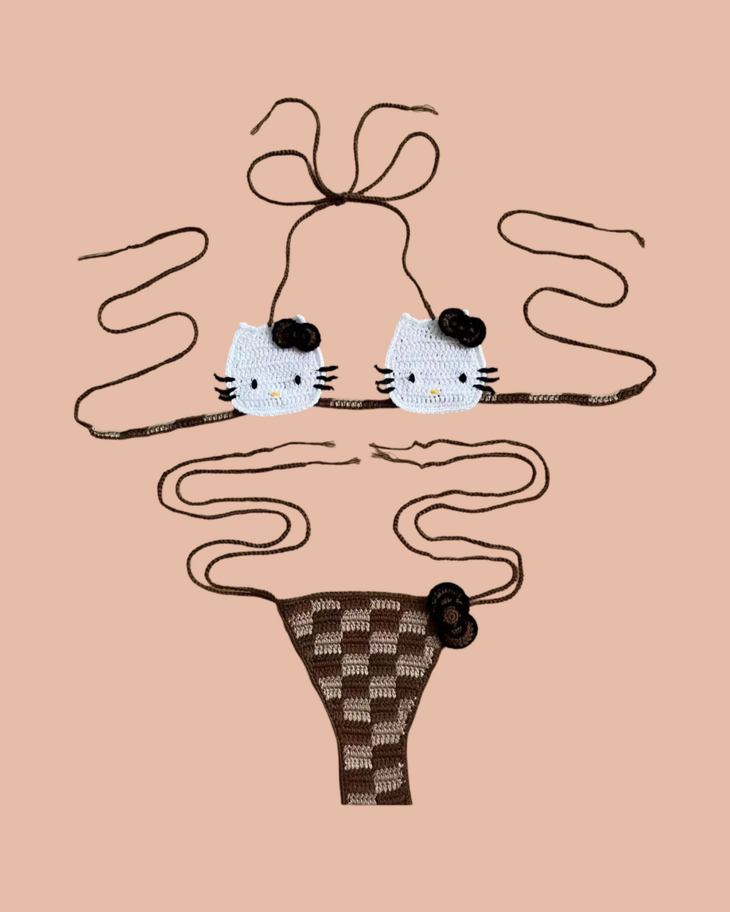 Hello kitty crochet swimsuit preorder